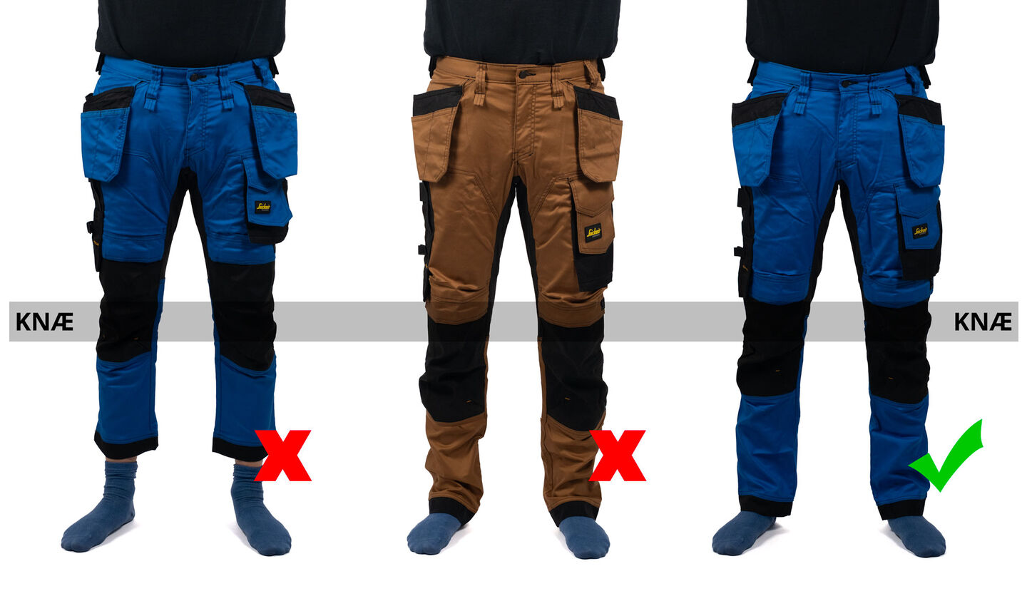 Knæ position